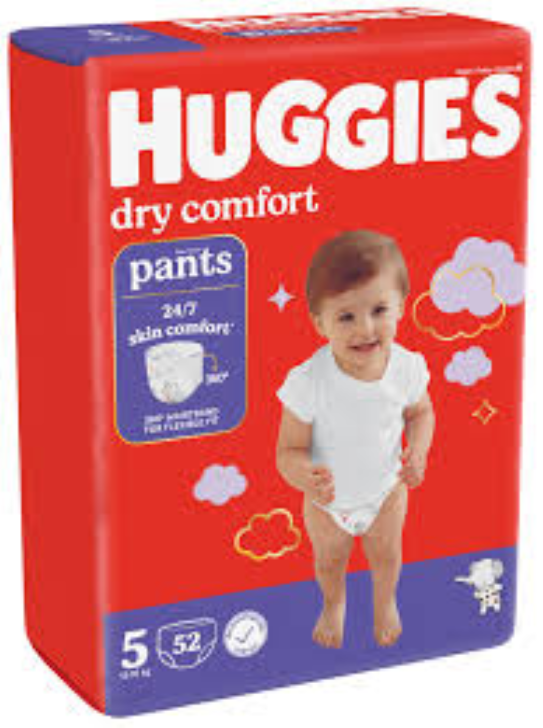 HUGGIES PANTS DRY COMFORT SIZE 5 26*8